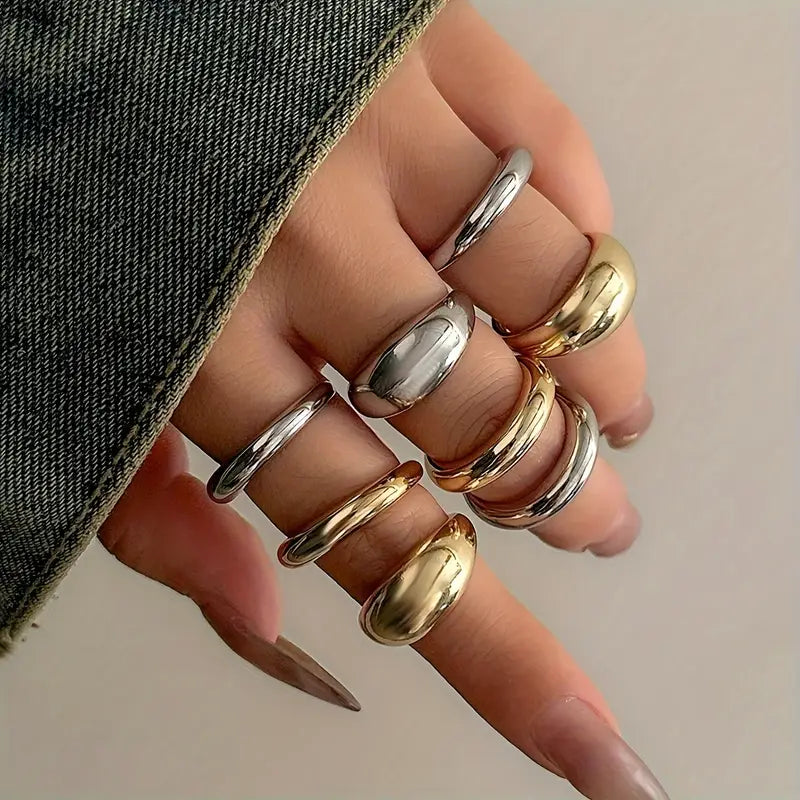 Clarisse – Set de 8 Anillos
