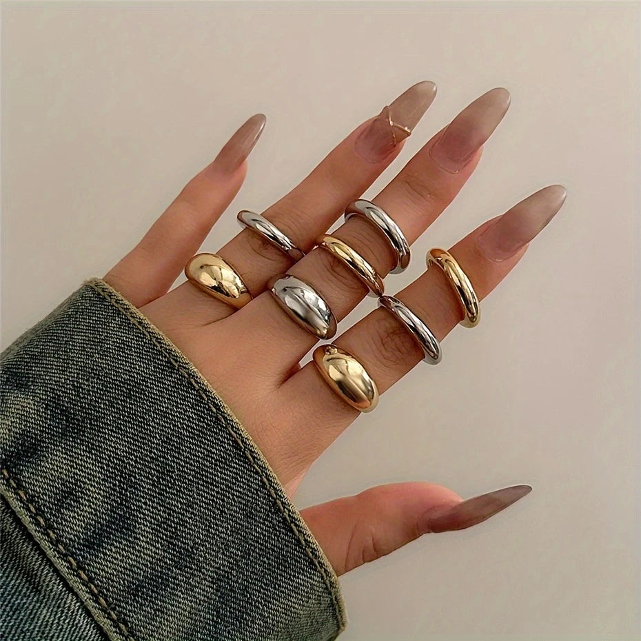Clarisse – Set de 8 Anillos