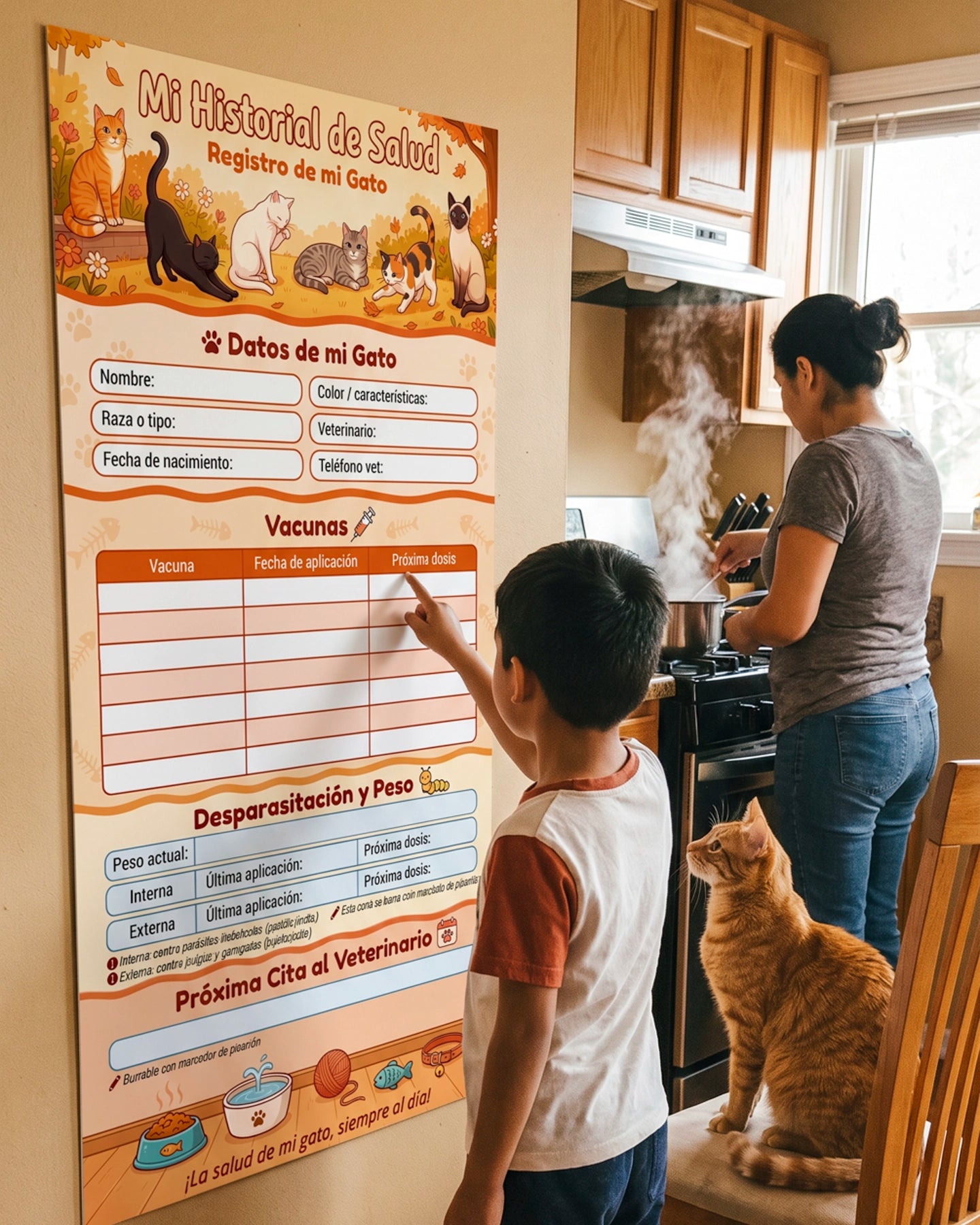 Historial de Salud Para Tu Gato – Gatitos y Adultos