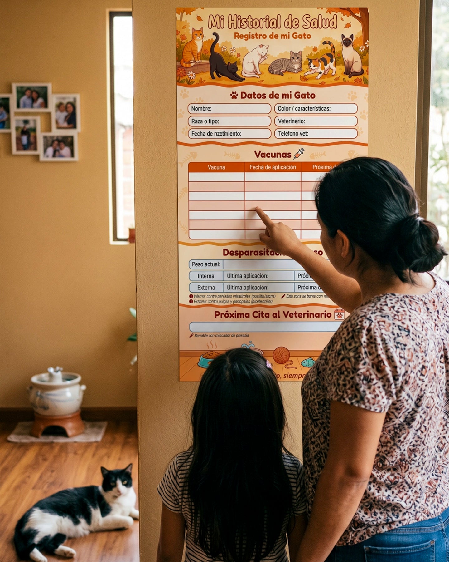Historial de Salud Para Tu Gato – Gatitos y Adultos