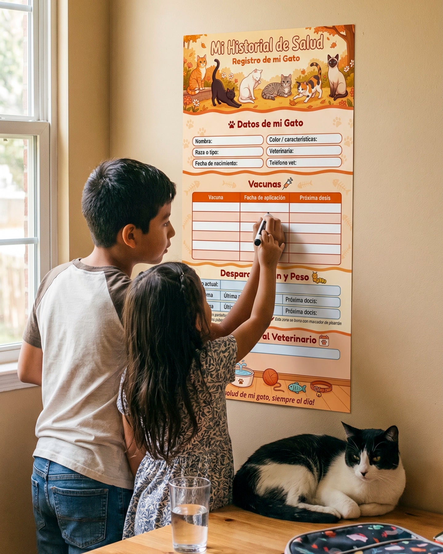Historial de Salud Para Tu Gato – Gatitos y Adultos