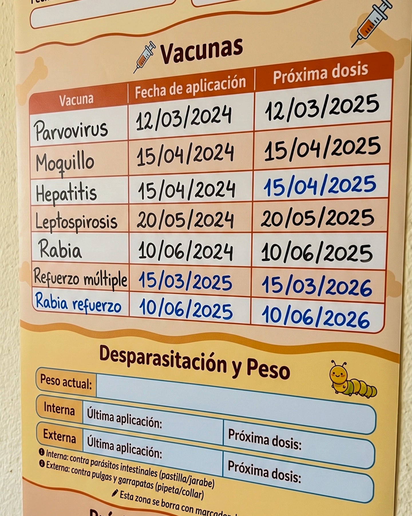 Historial de Salud Para Tu Perro – Cachorros y Adultos