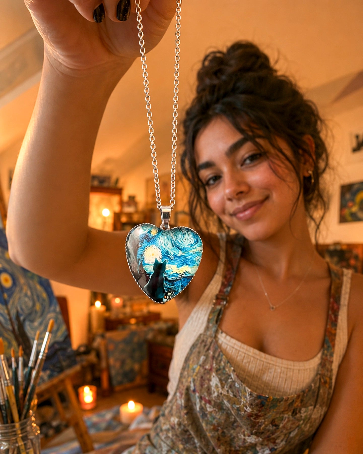 Collar Van Gogh – Noche Estrellada
