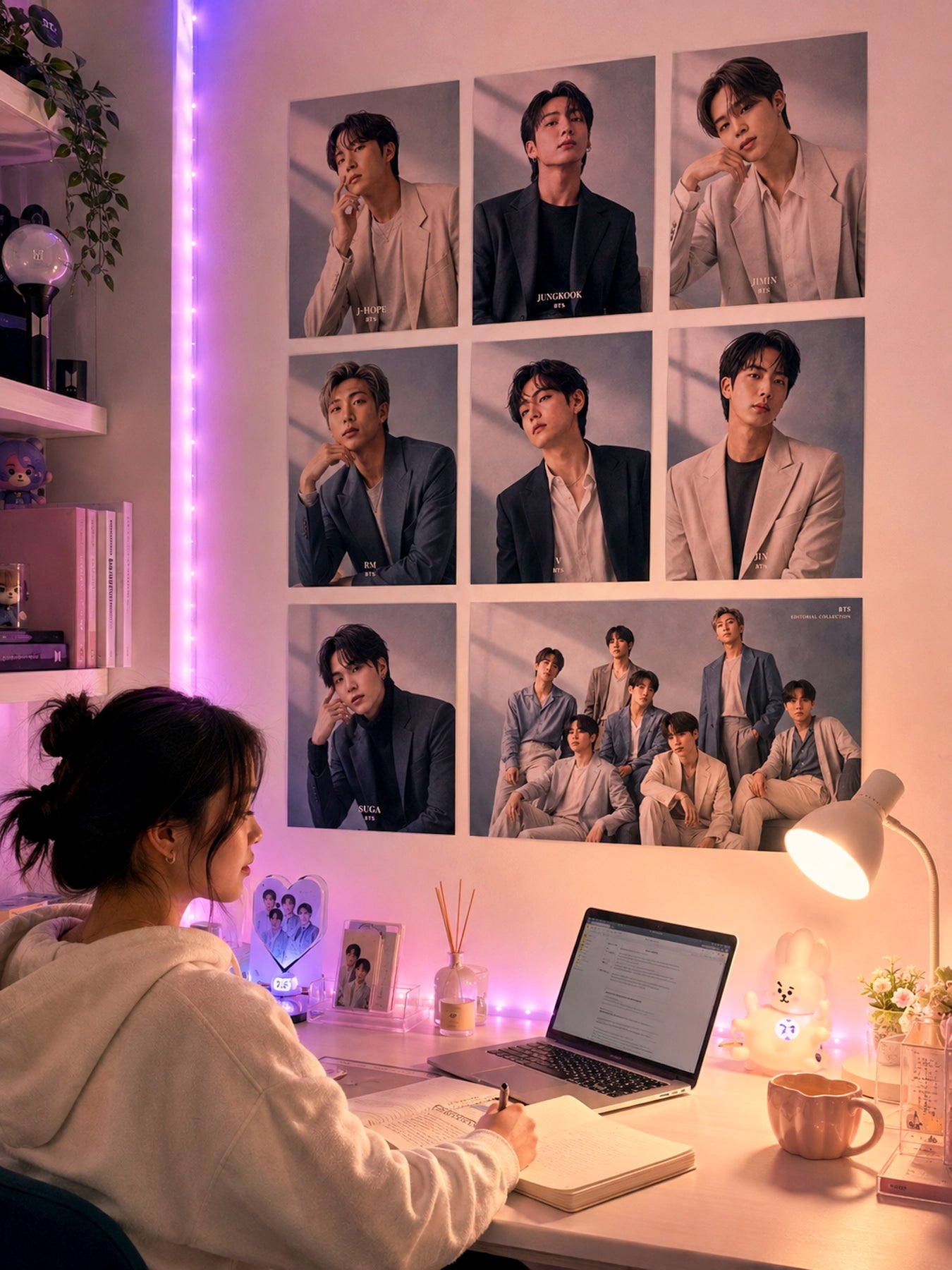 Set de Stickers BTS