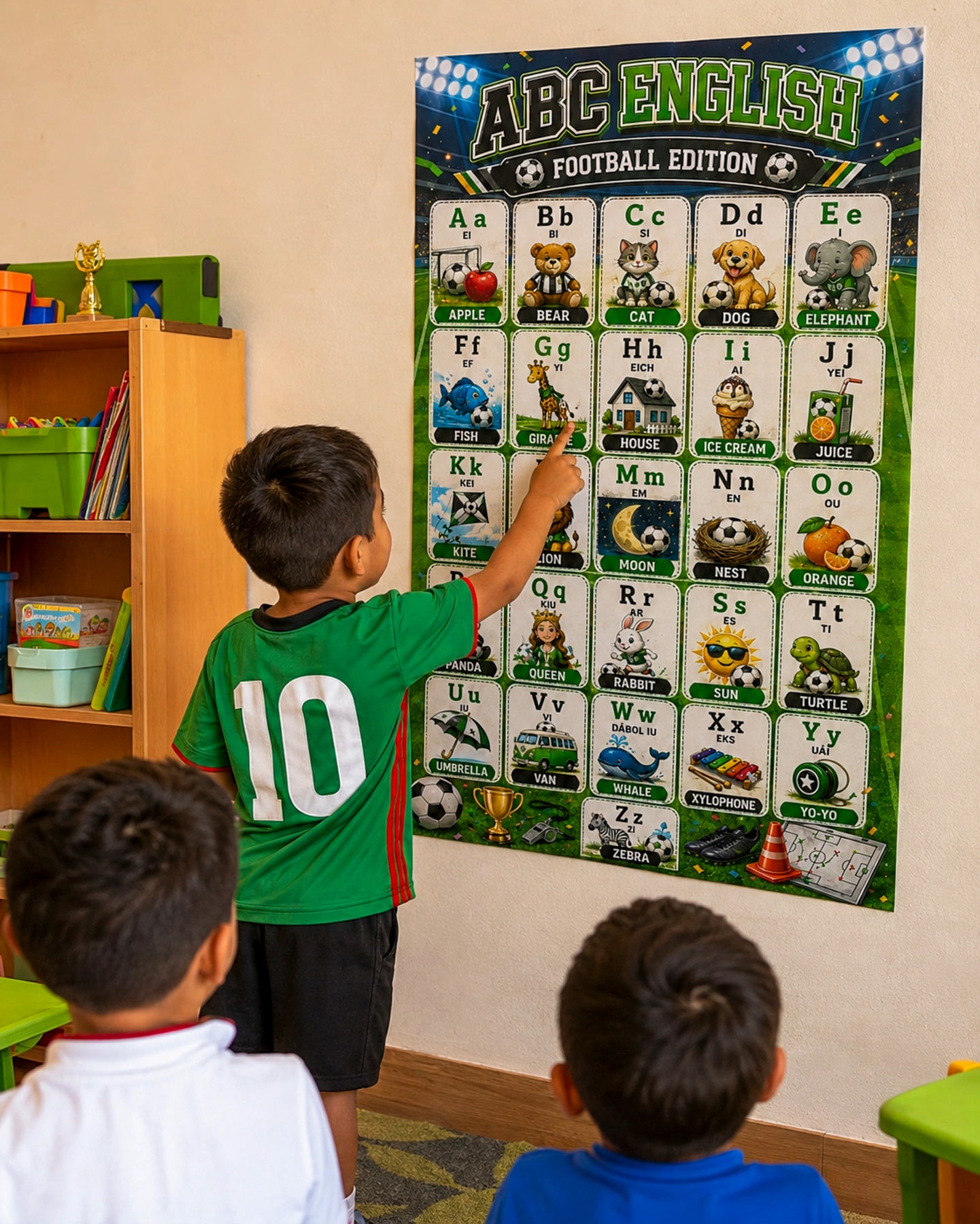 Sticker Educativo ABC English – Letras y Pronunciación