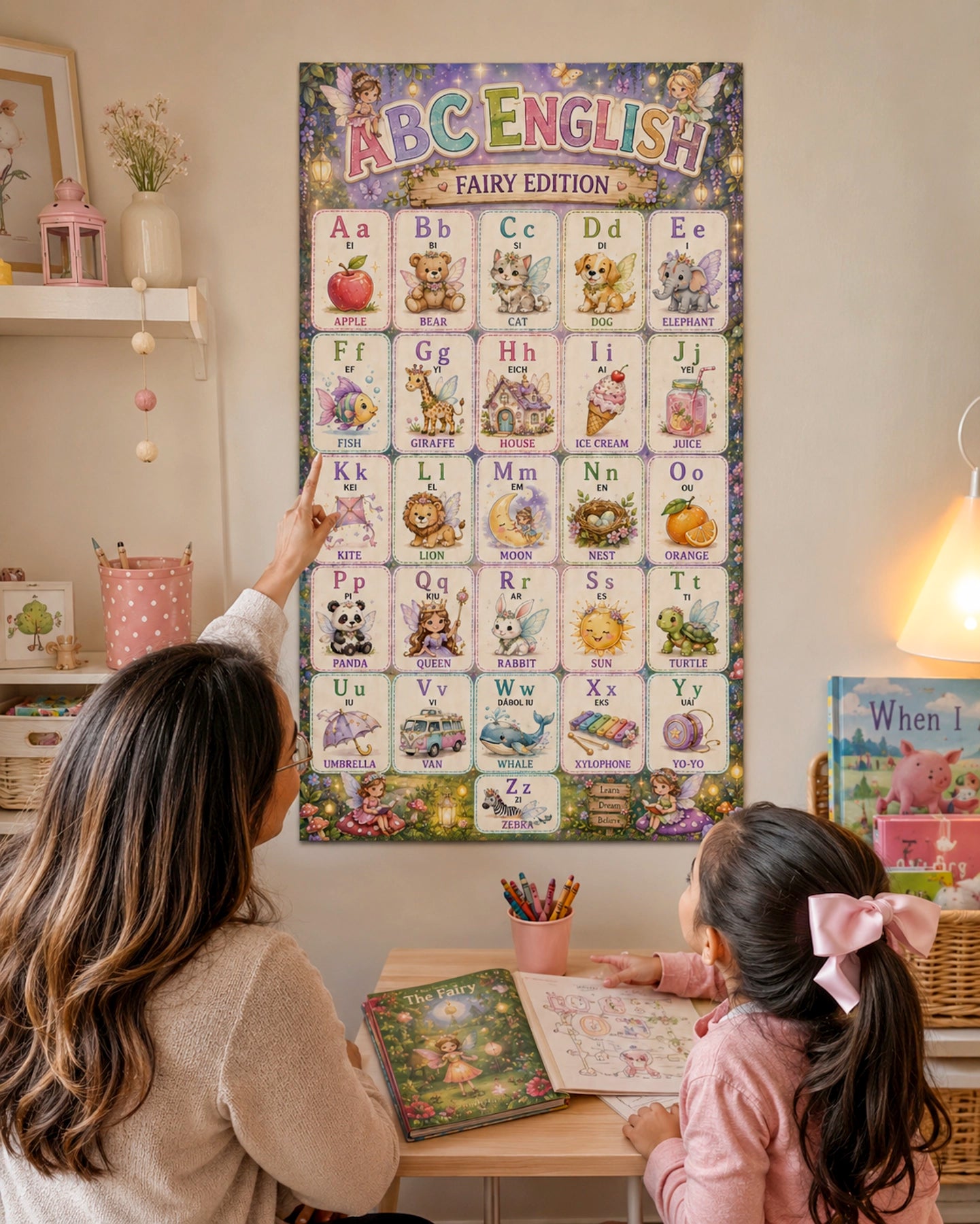 Sticker Educativo ABC English – Letras y Pronunciación