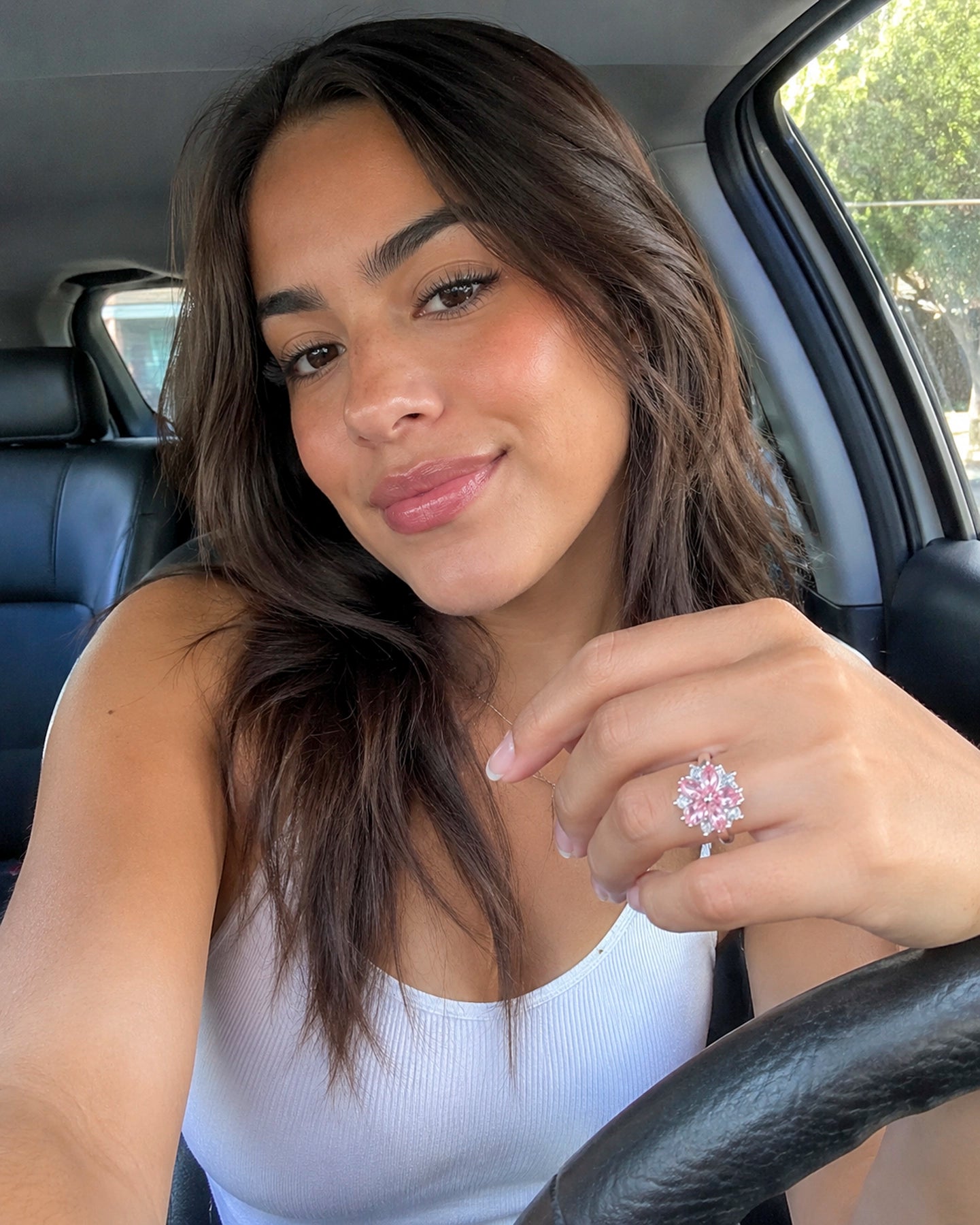 Flor de Cerezo – Anillo Ajustable