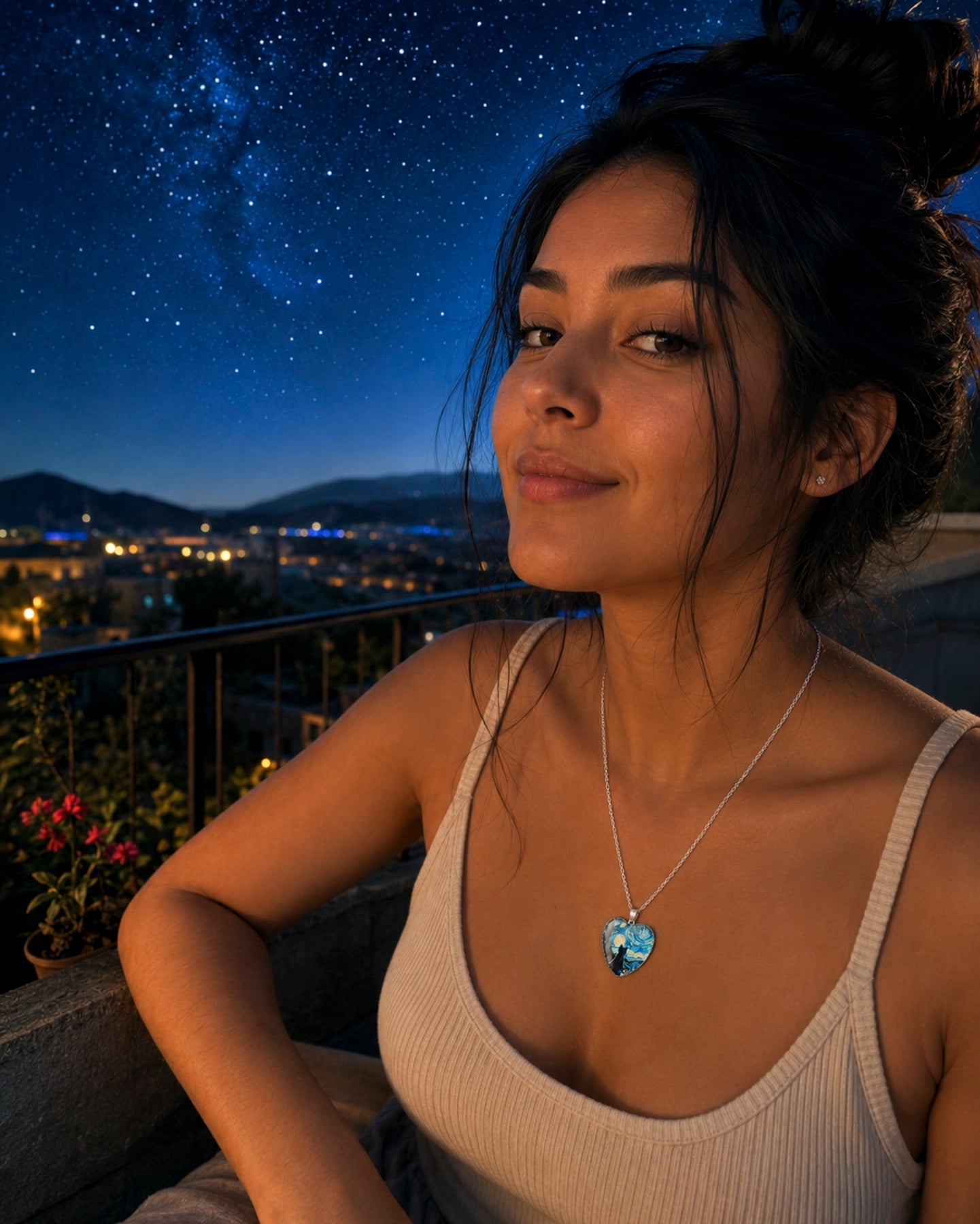 Collar Van Gogh – Noche Estrellada