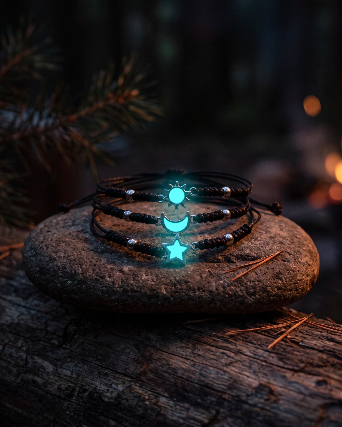 Set de 3 Pulseras Galaxia