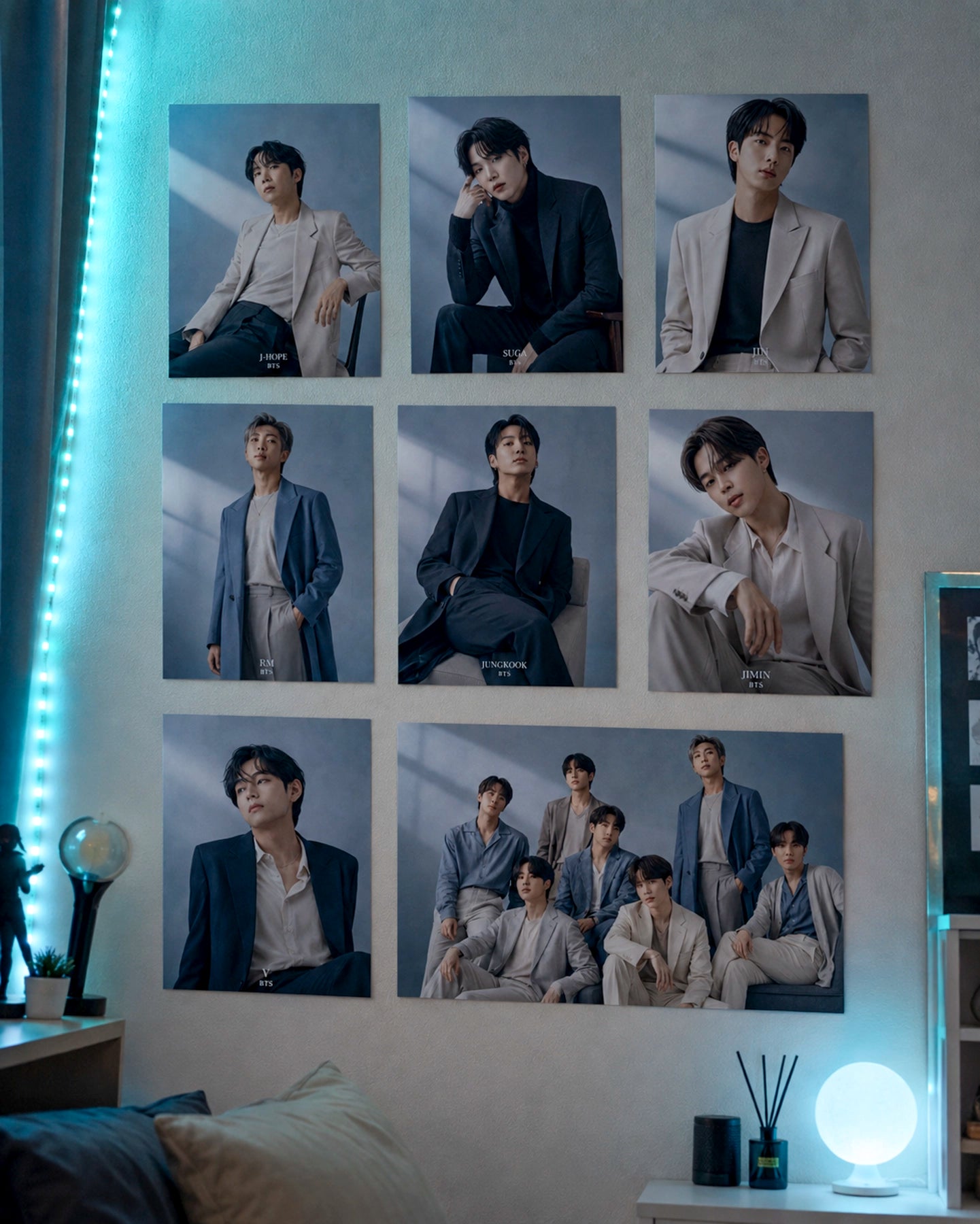 Set de Stickers BTS