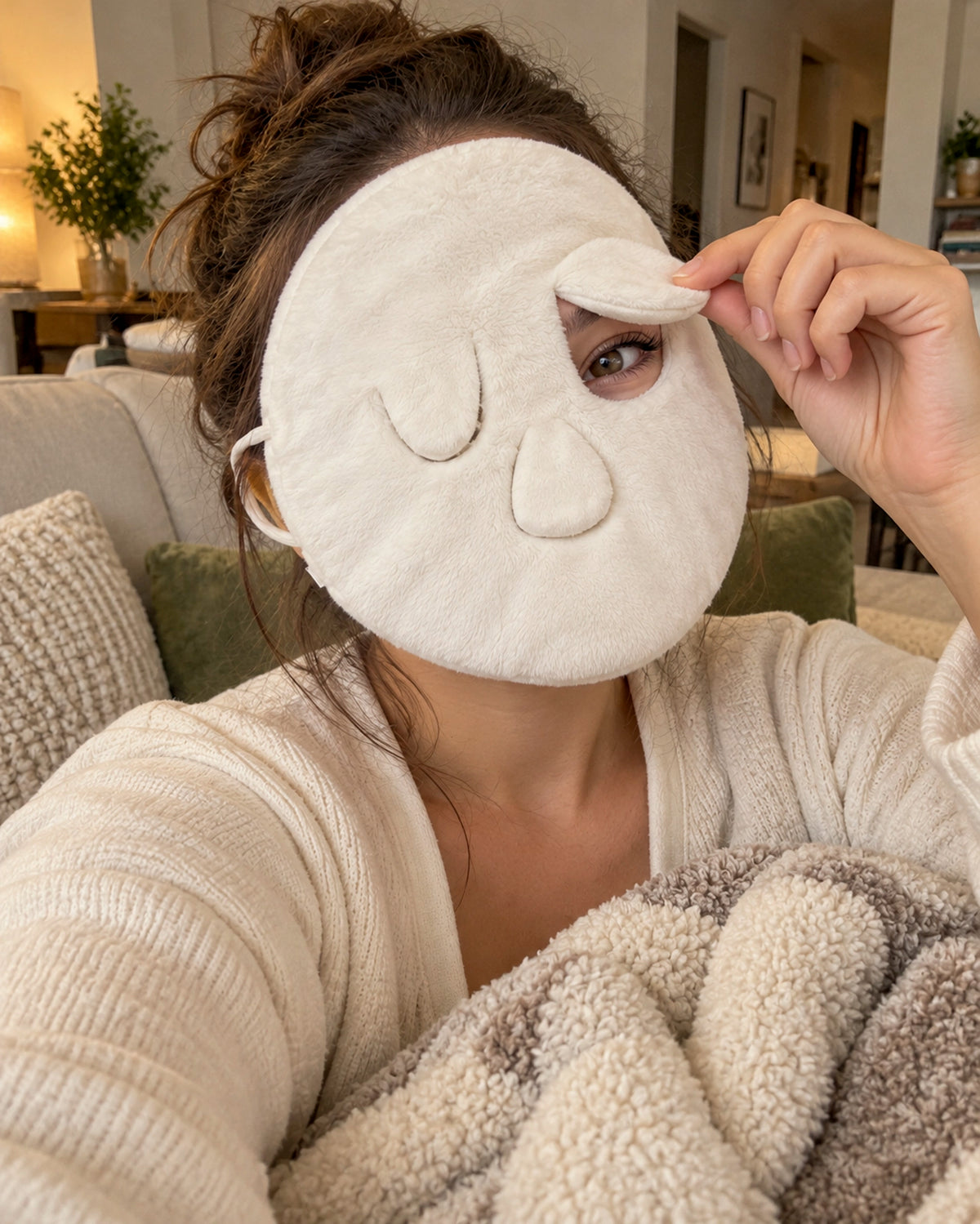 Mascarilla Facial Reutilizable – Frío y Calor