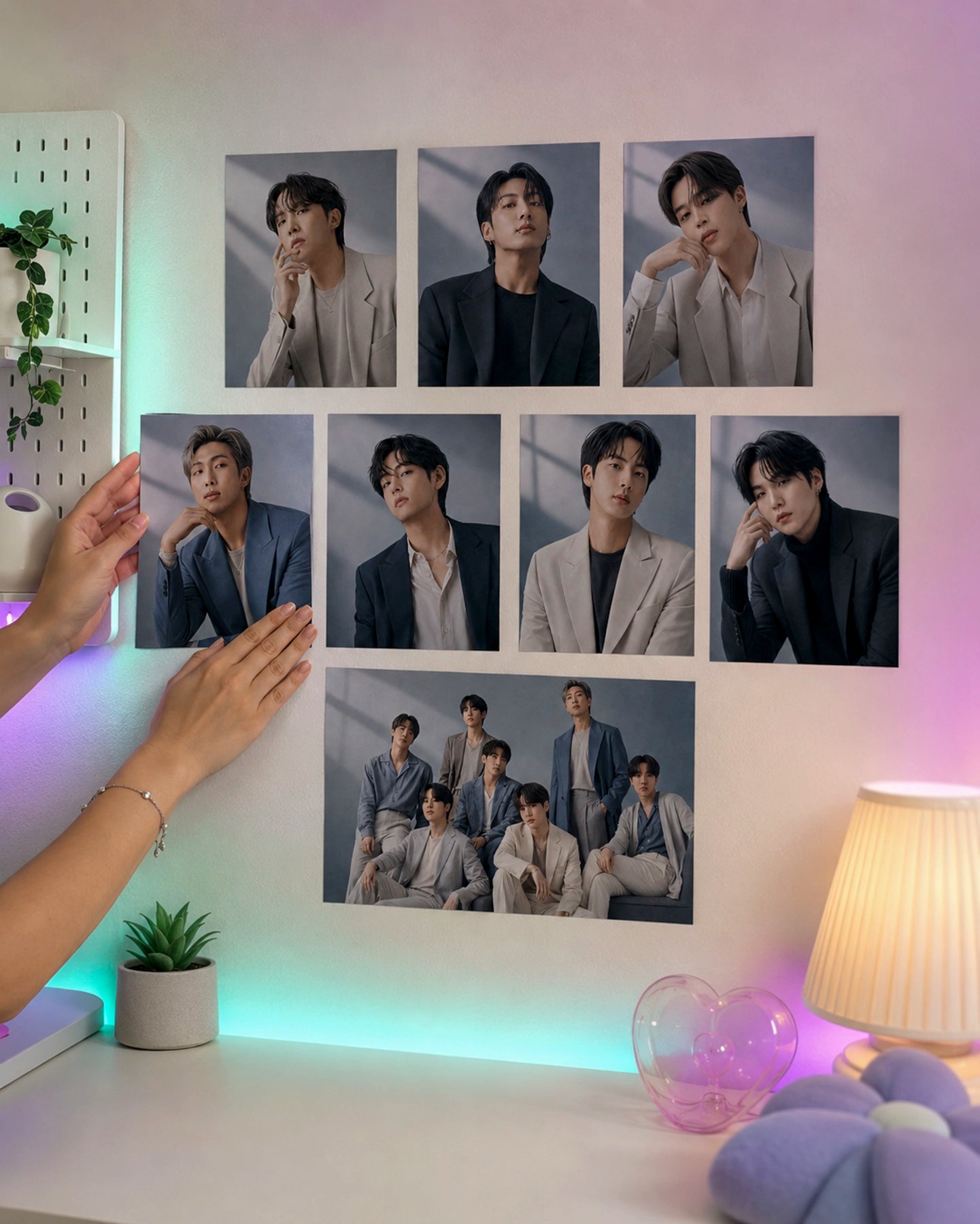 Set de Stickers BTS