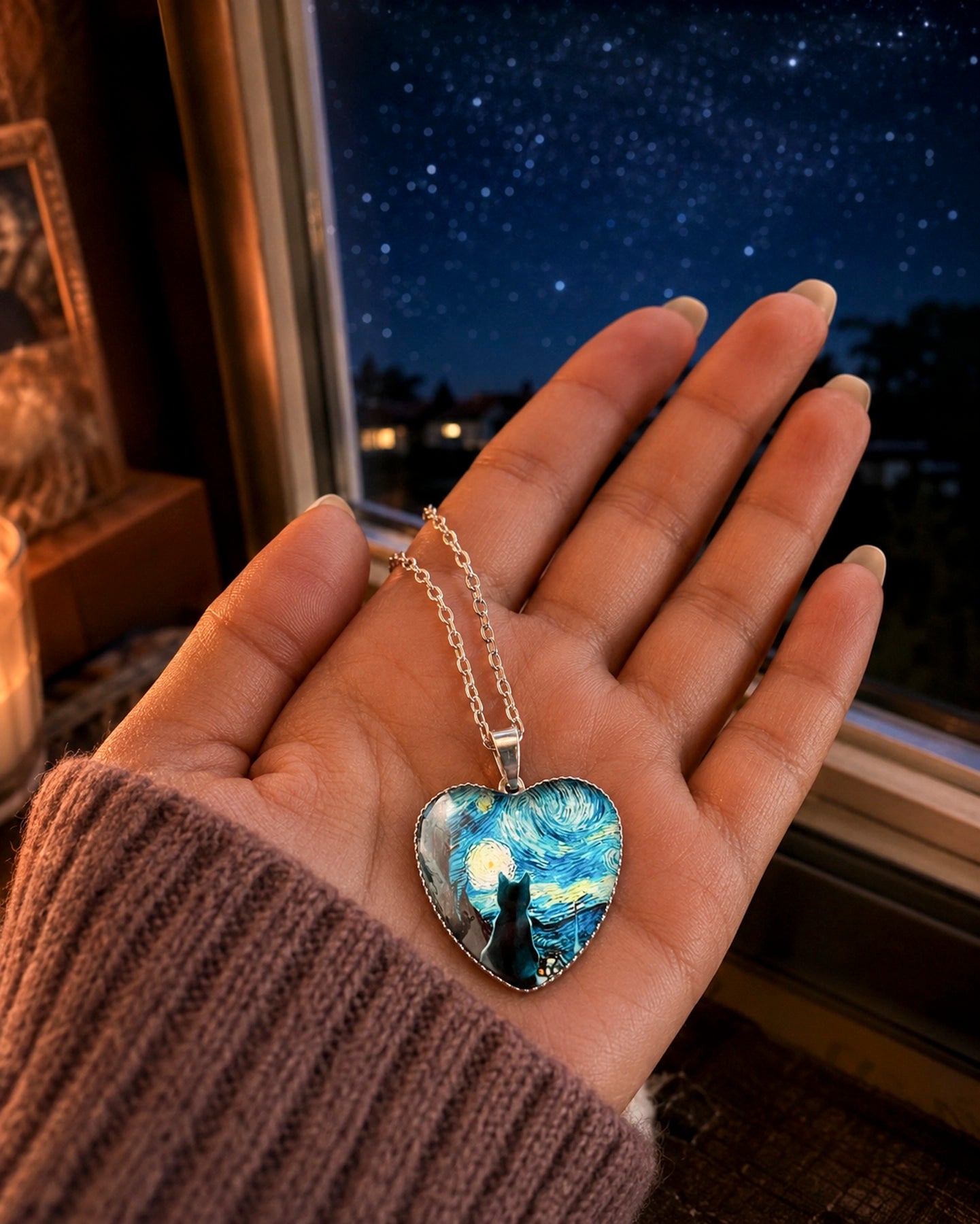Collar Van Gogh – Noche Estrellada