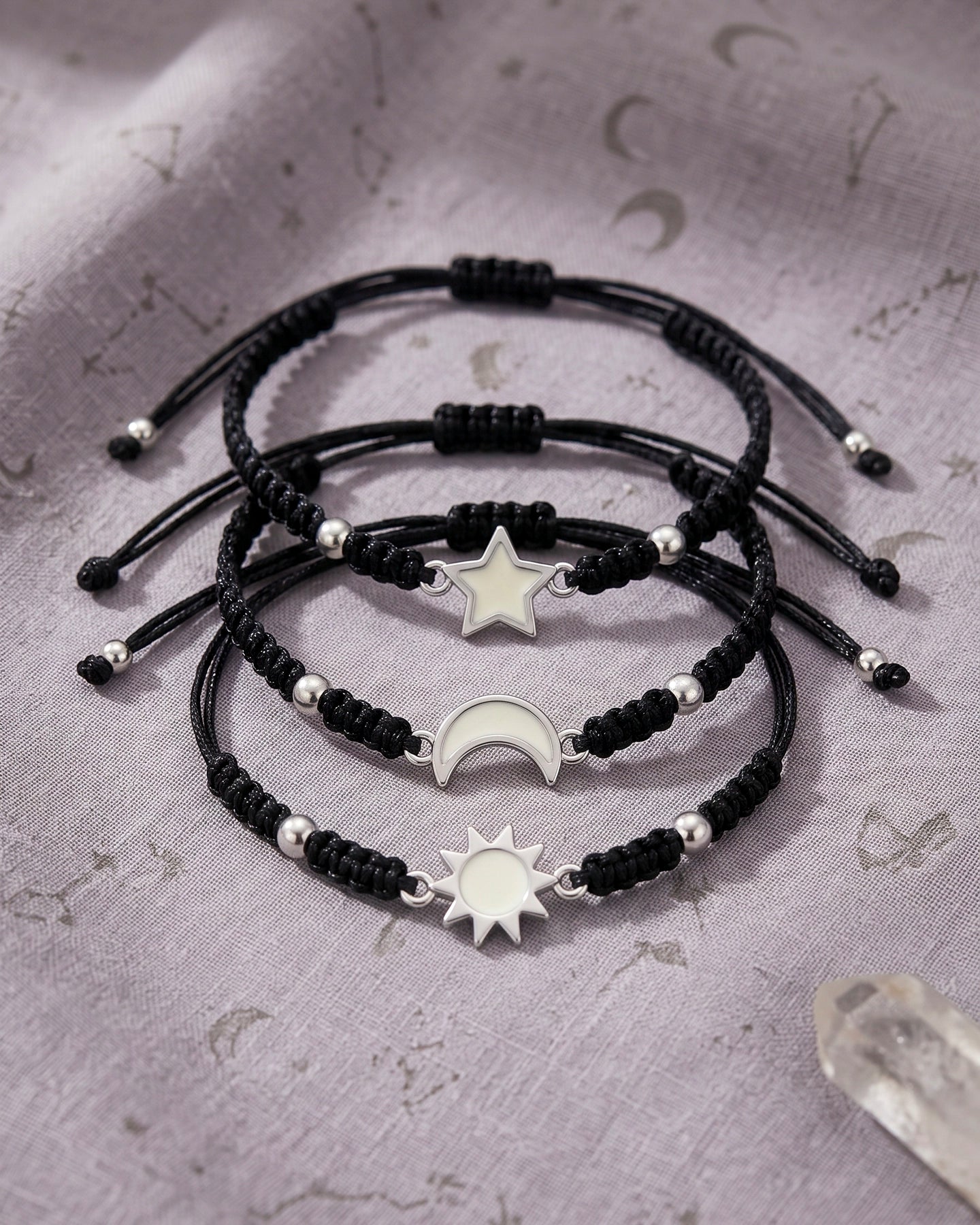 Set de 3 Pulseras Galaxia