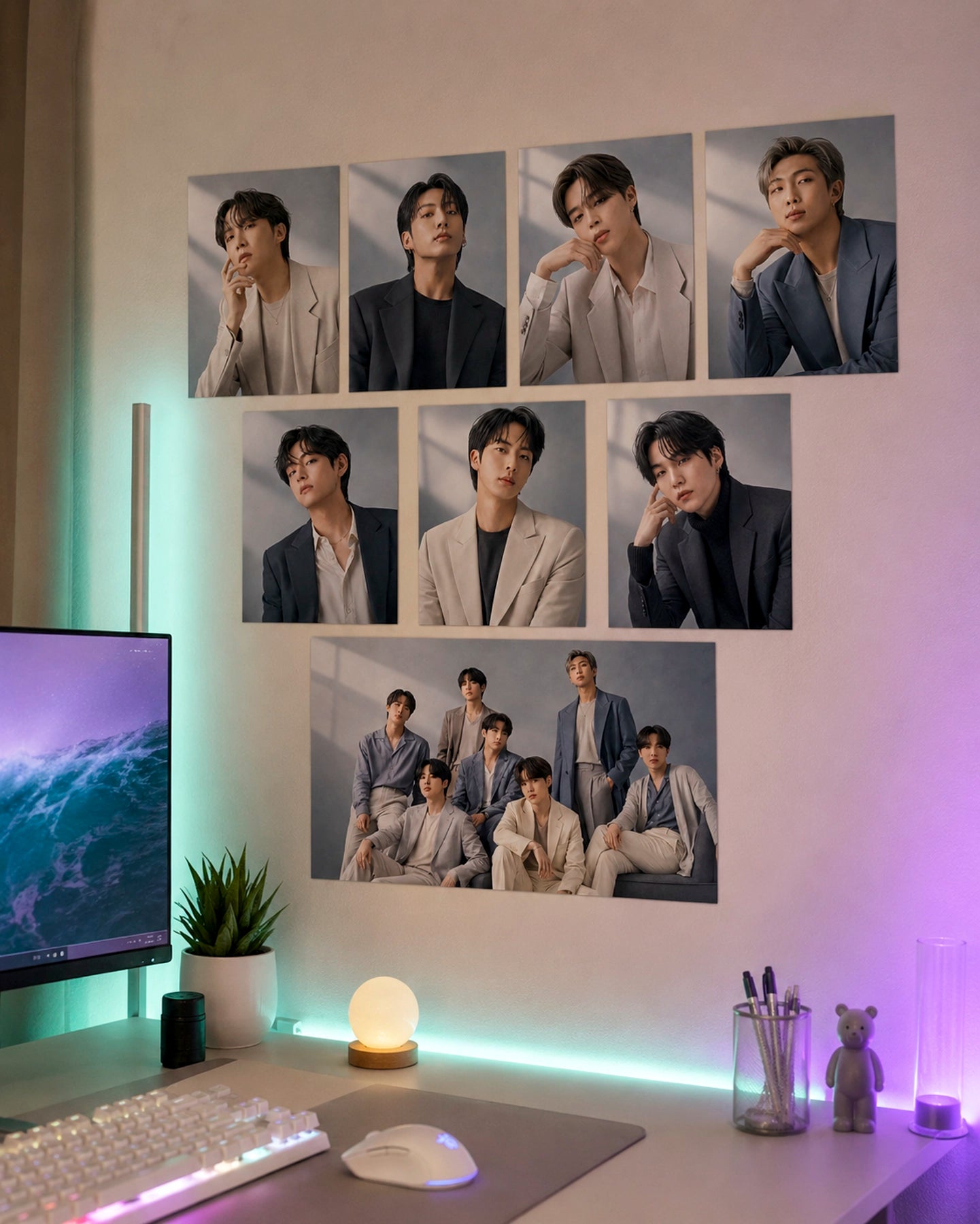 Set de Stickers BTS