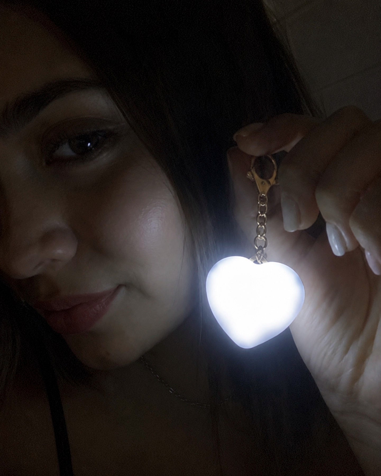 Llavero Corazón – Luz al Tacto