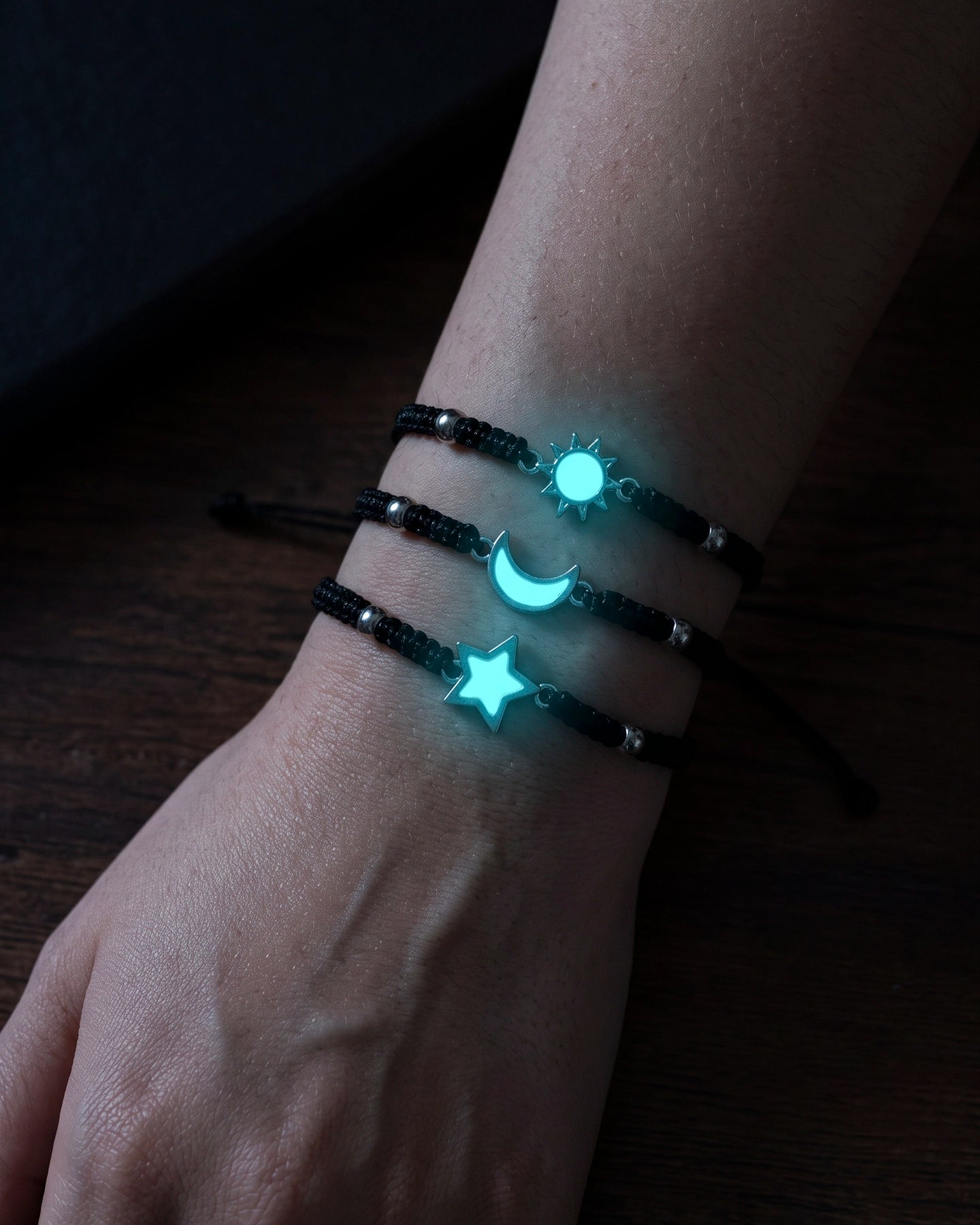 Set de 3 Pulseras Galaxia