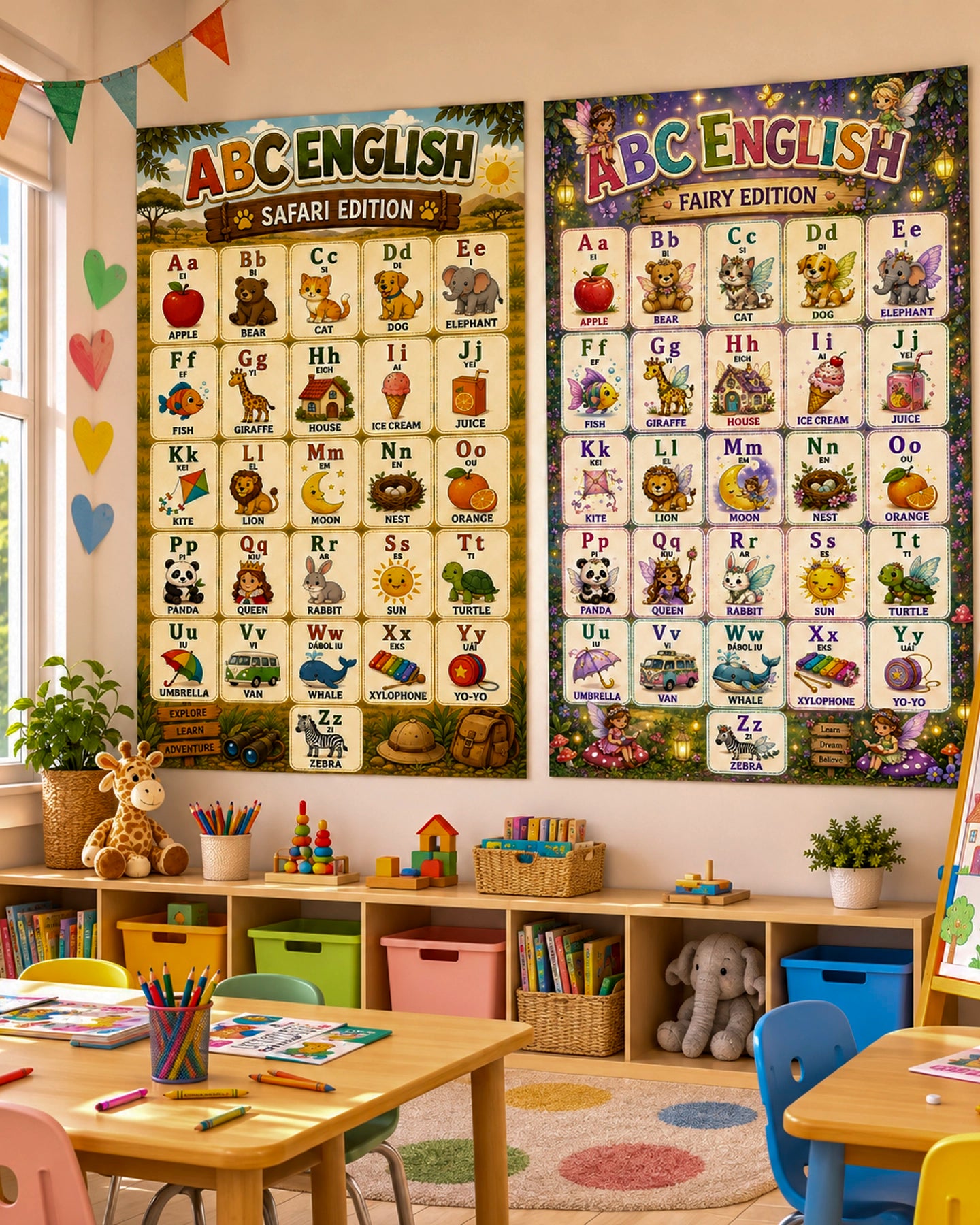Sticker Educativo ABC English – Letras y Pronunciación