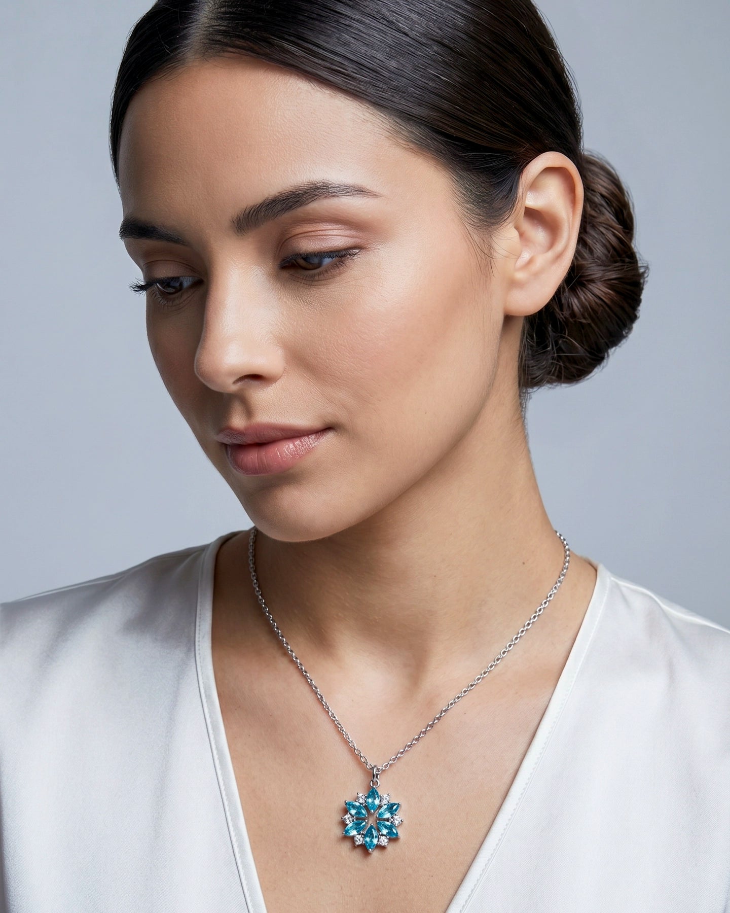 Collar Flor de Cristal