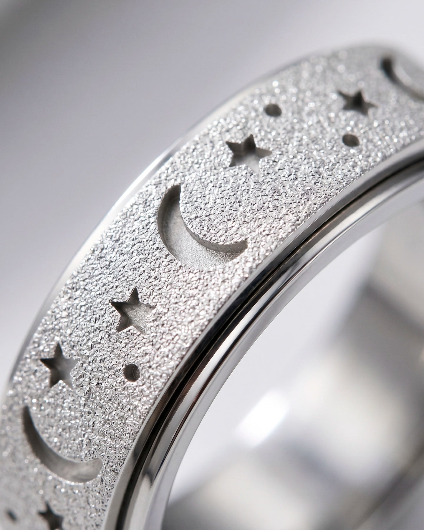 Anillo Luna y Estrellas – Antiestrés Giratorio
