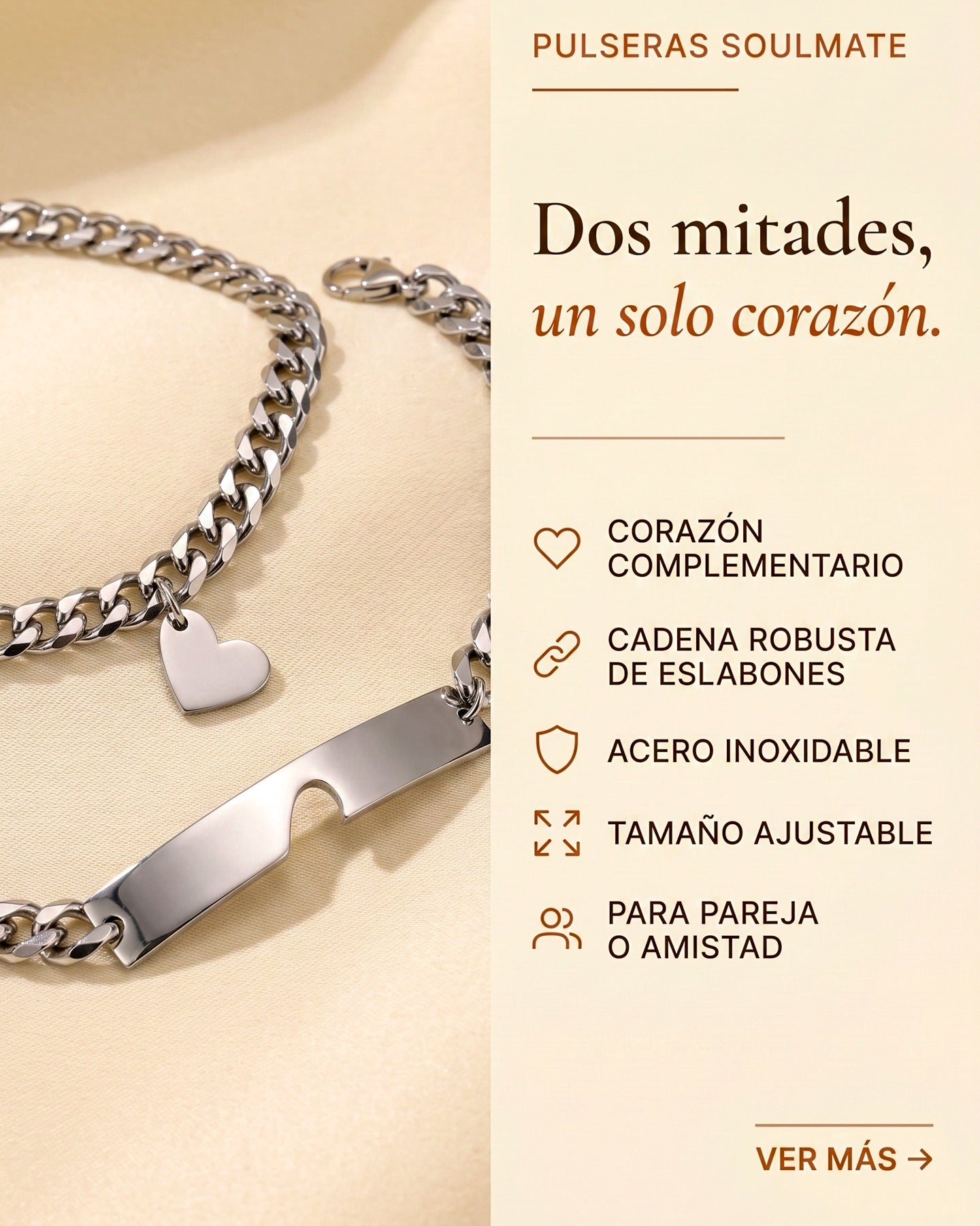 Pulseras Soulmate - Set de 2