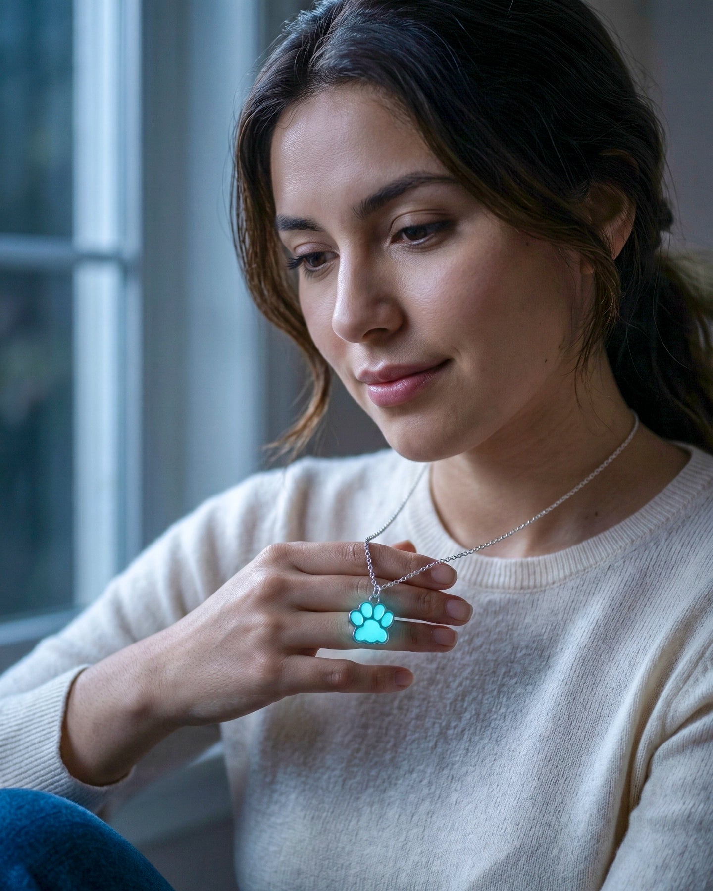 Collar Huellita – Brilla en la Oscuridad