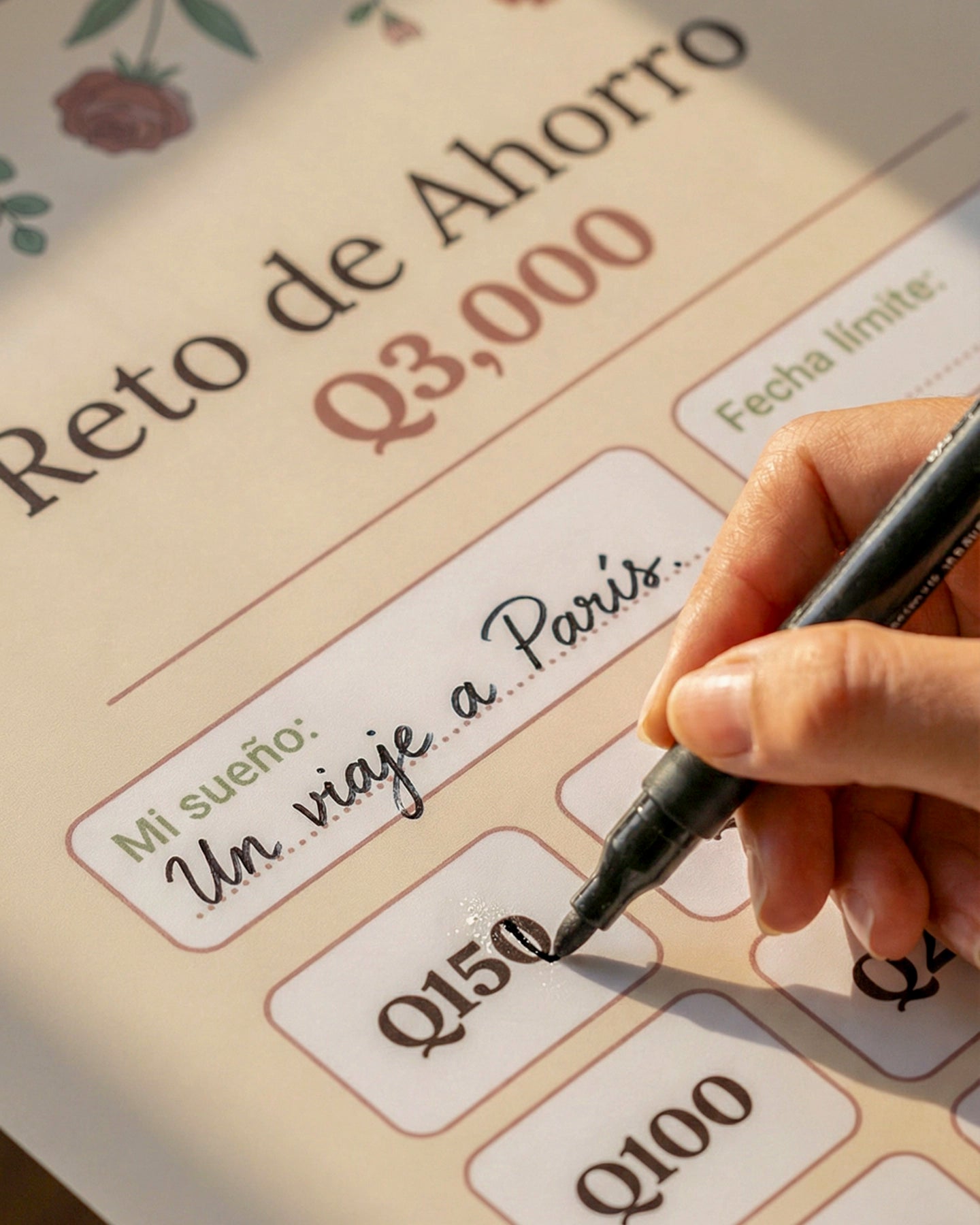 Mi Meta de Ahorro – Reto de Q3,000