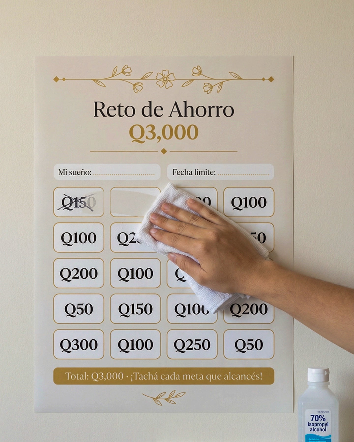Mi Meta de Ahorro – Reto de Q3,000