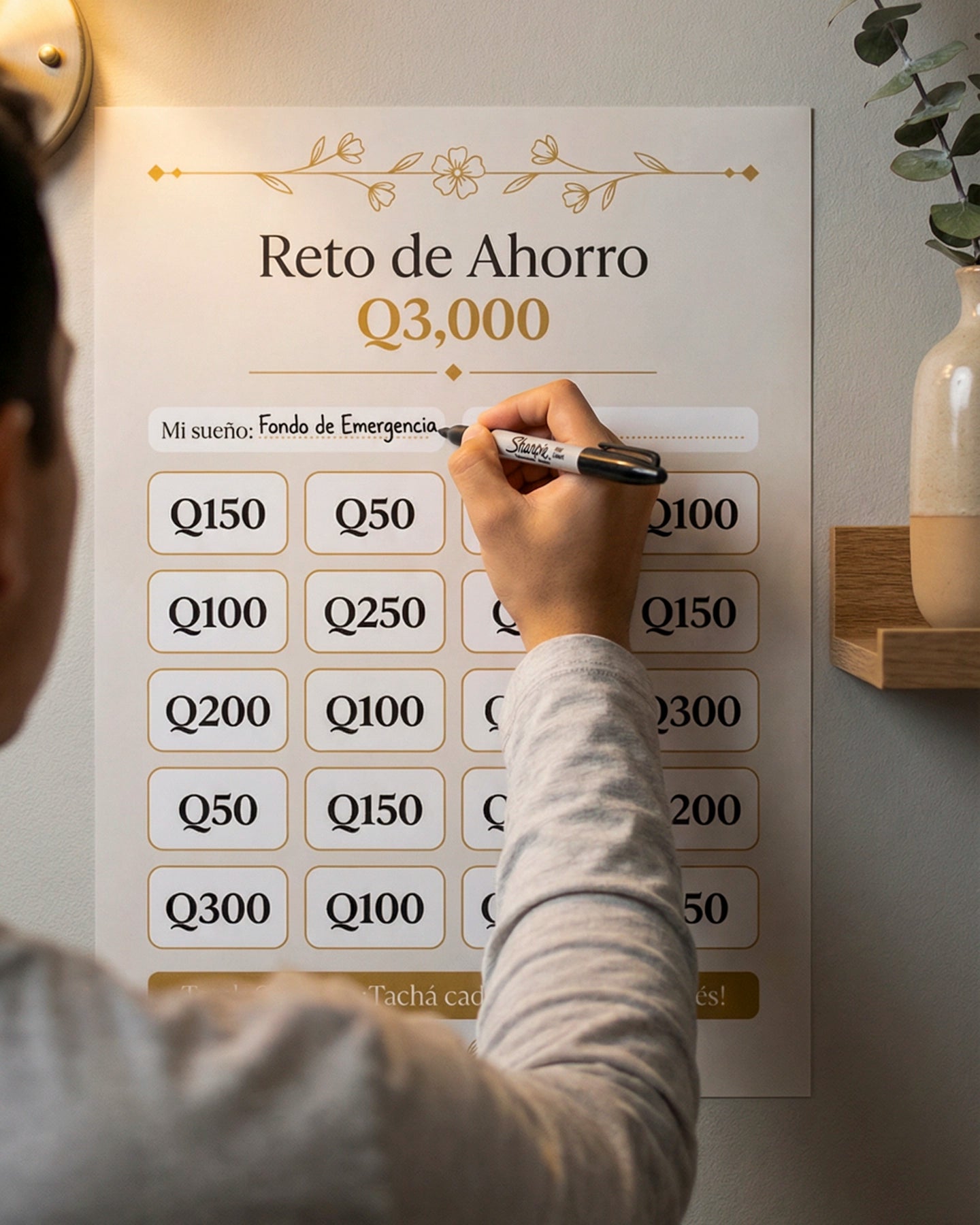 Mi Meta de Ahorro – Reto de Q3,000