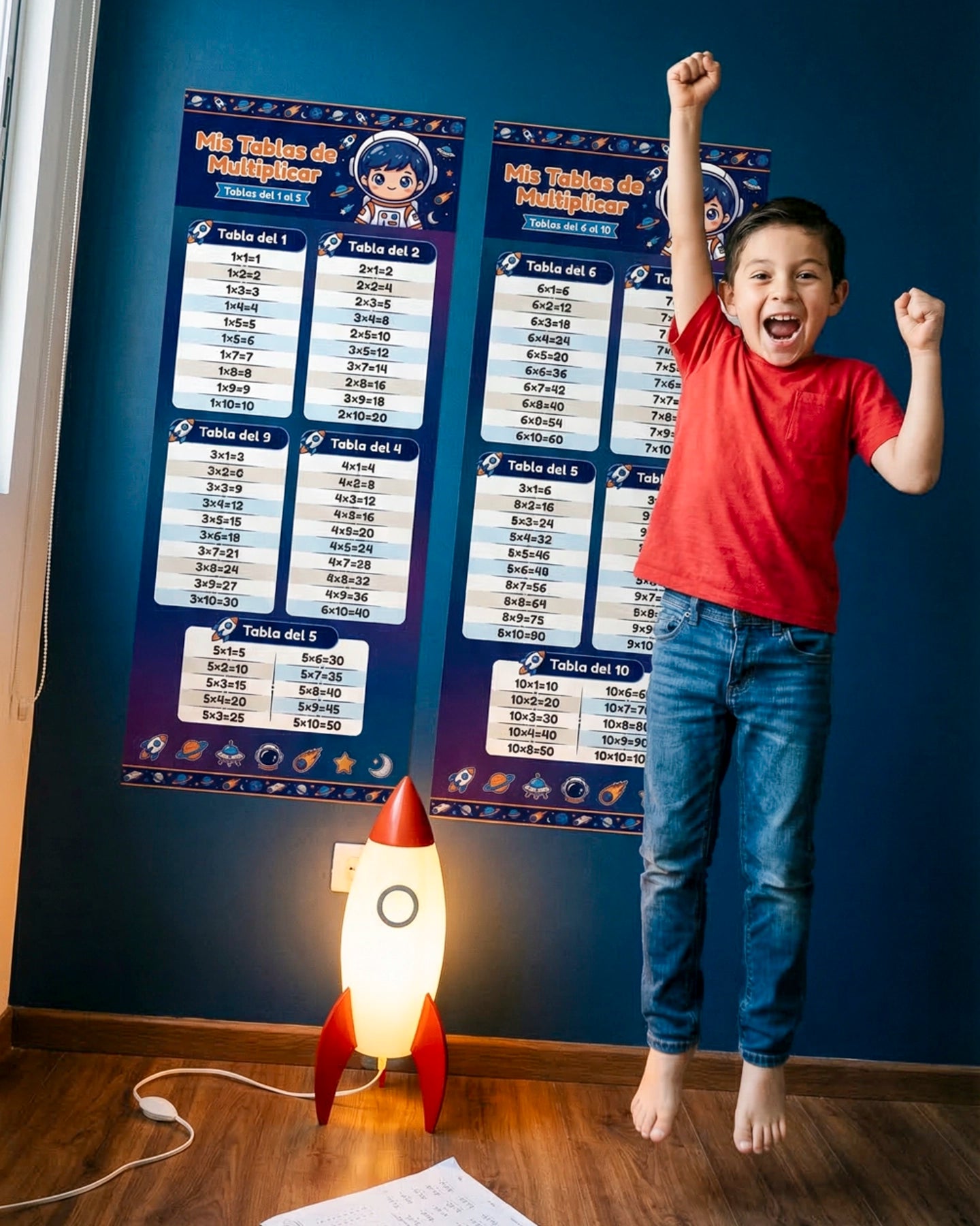 Mis Tablas de Multiplicar – Mural Educativo para Niños
