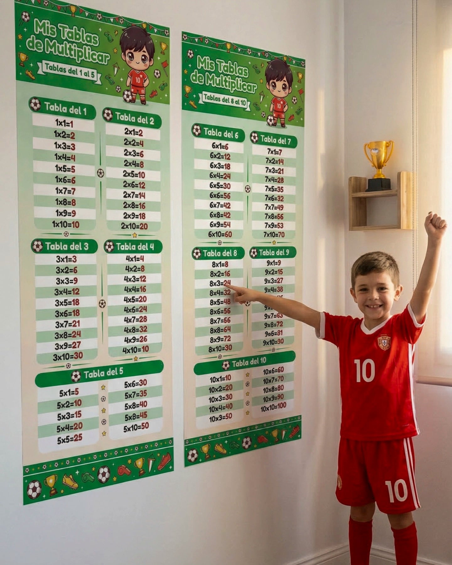 Mis Tablas de Multiplicar – Mural Educativo para Niños