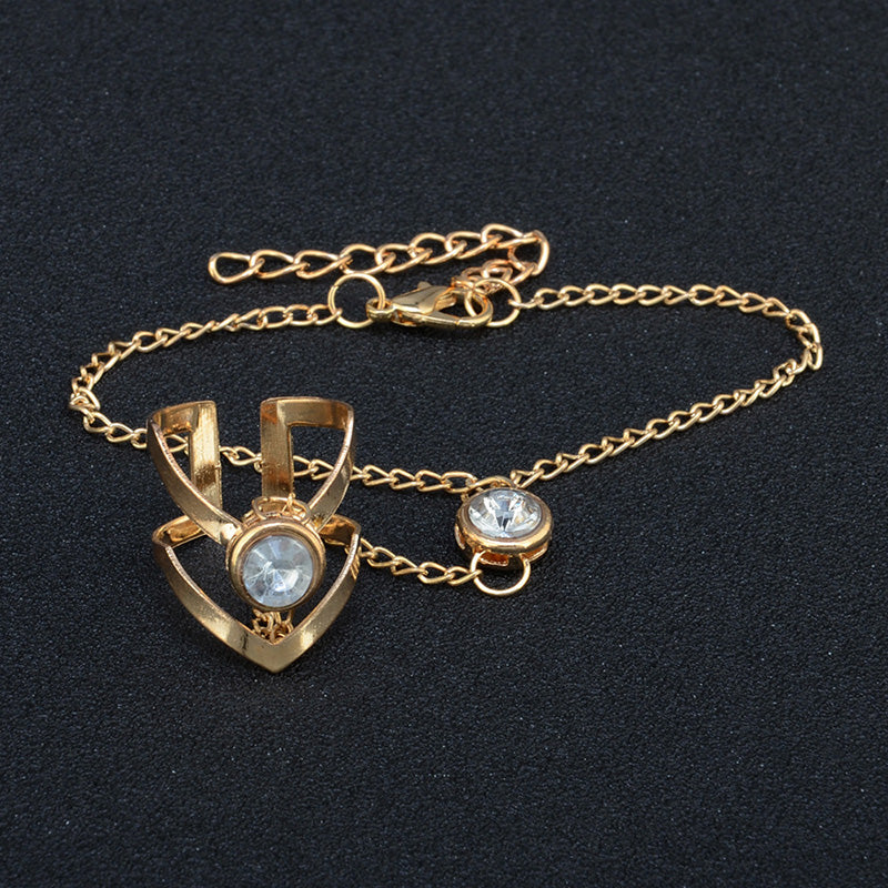 Pulsera con Anillo de Perla Brillante
