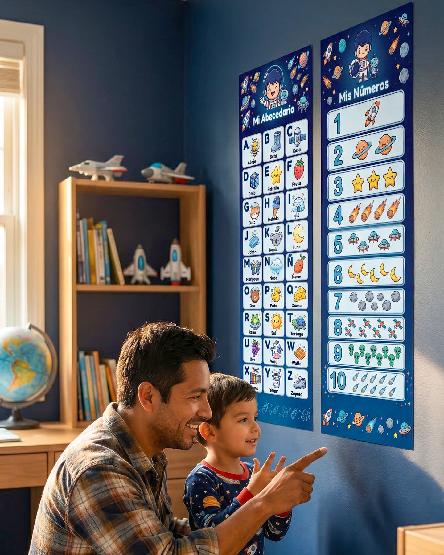 Mi Abecedario y Mis Números – Mural Educativo para Niños