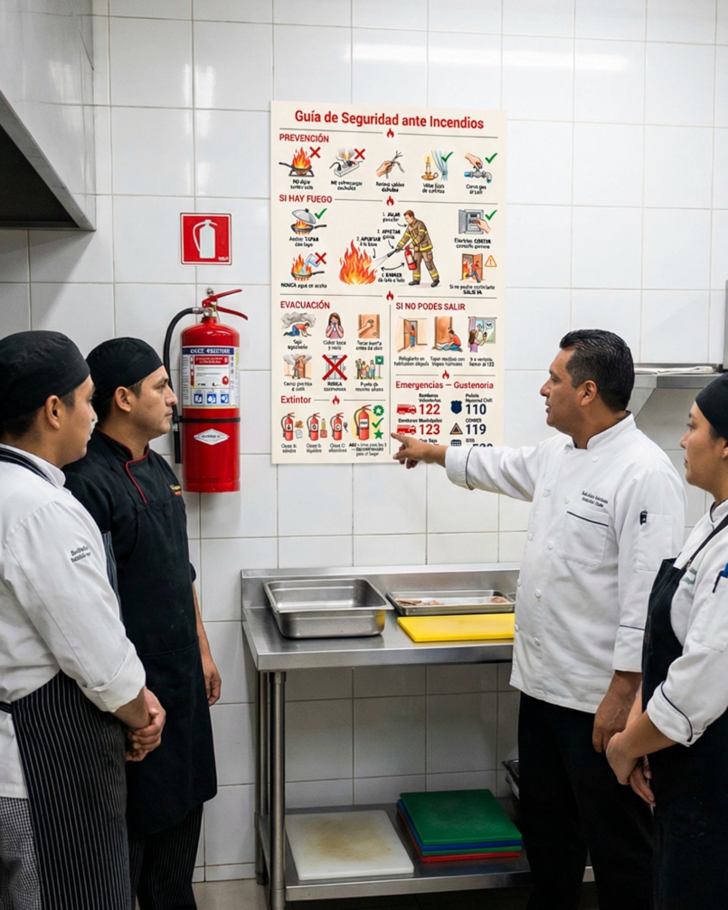 Guía de Seguridad ante Incendios – Mural de Emergencia