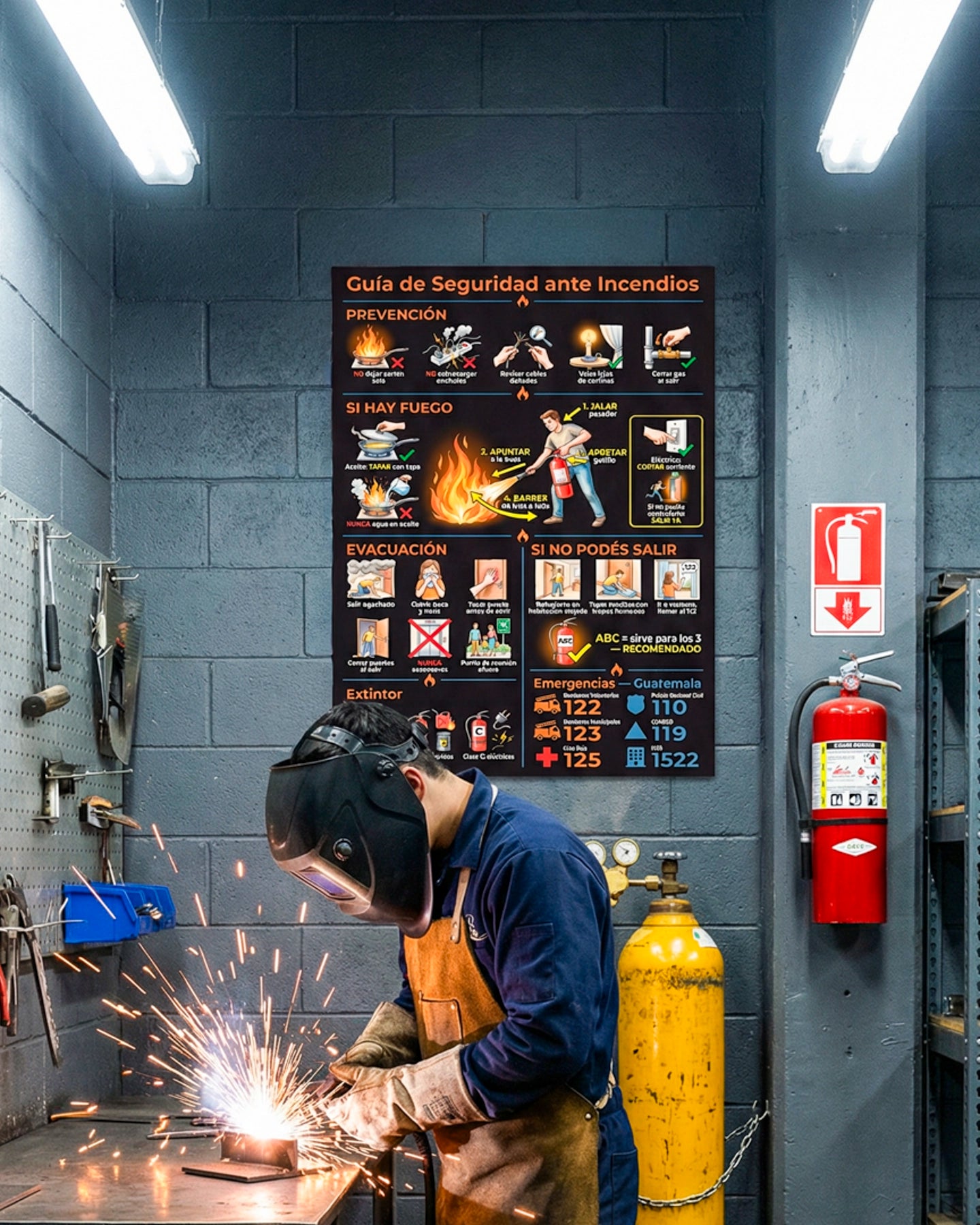 Guía de Seguridad ante Incendios – Mural de Emergencia