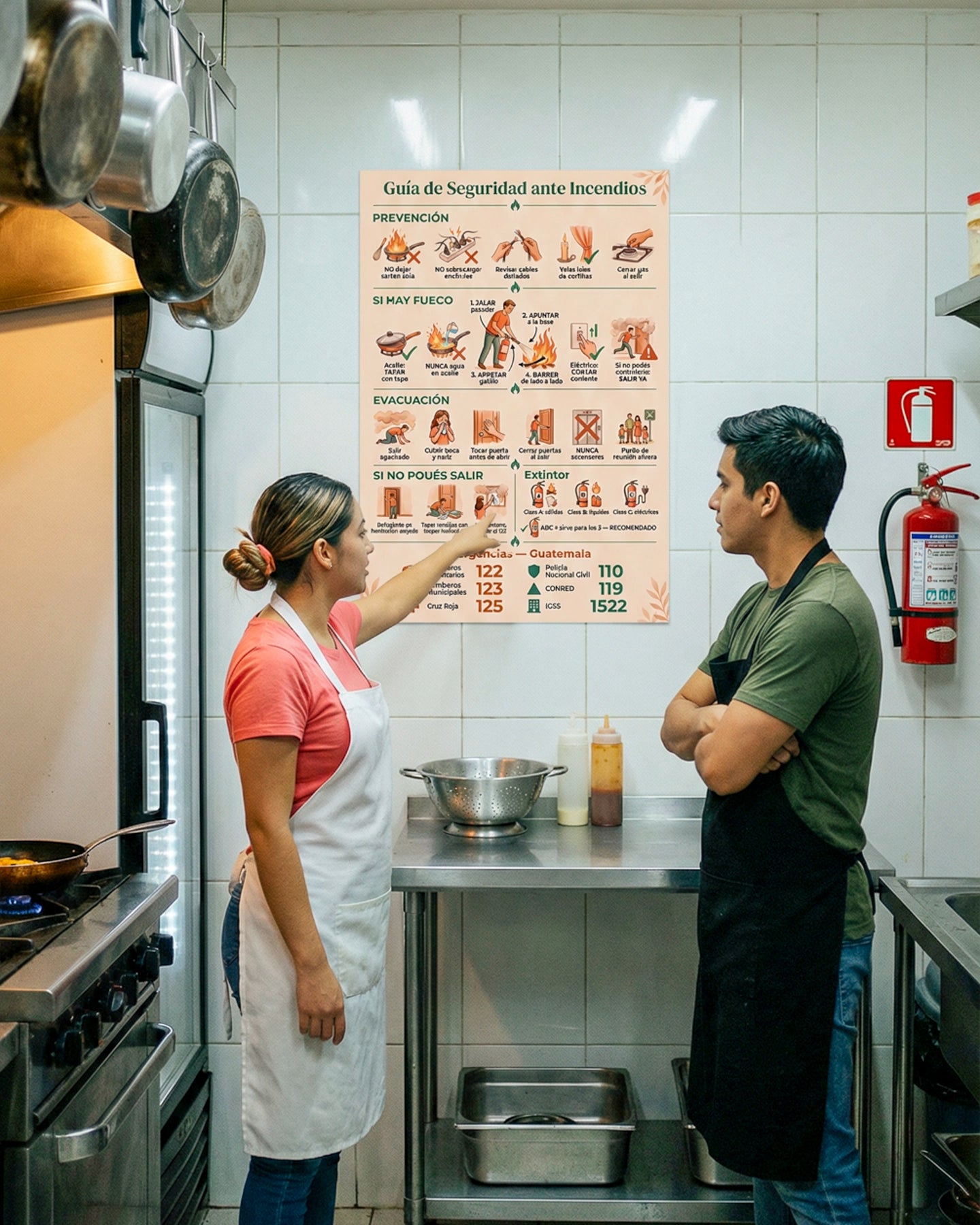 Guía de Seguridad ante Incendios – Mural de Emergencia