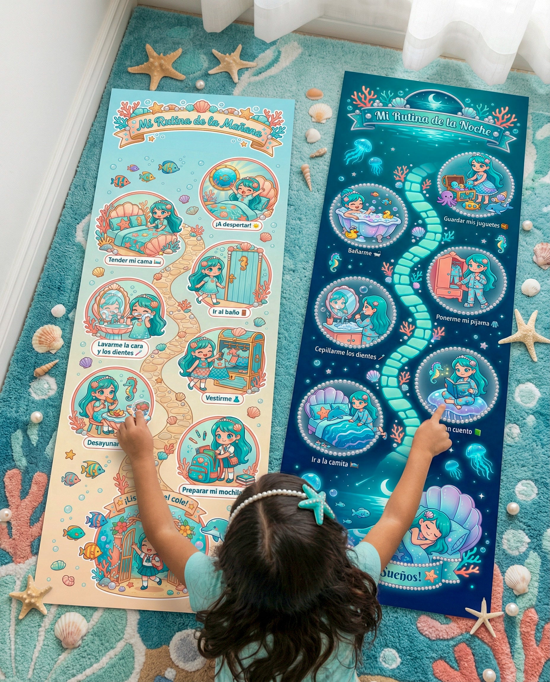 Mi Rutina del Día – Camino de Hábitos Edición Niñas