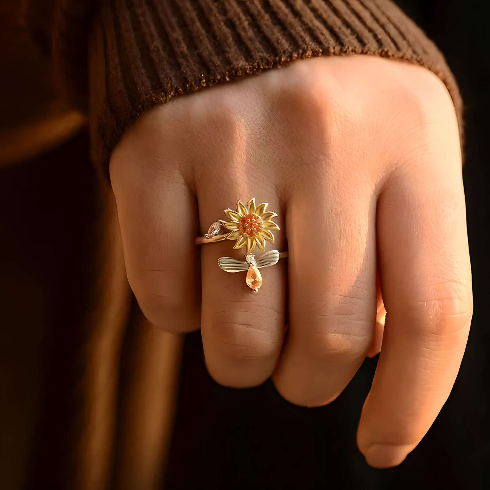 Anillo Girasol