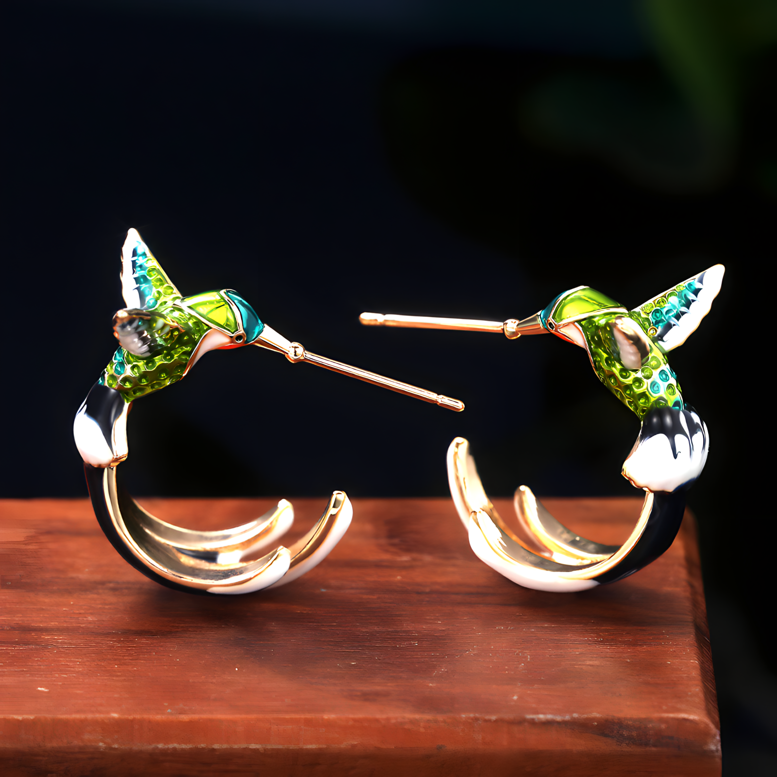 Aretes Colibrí